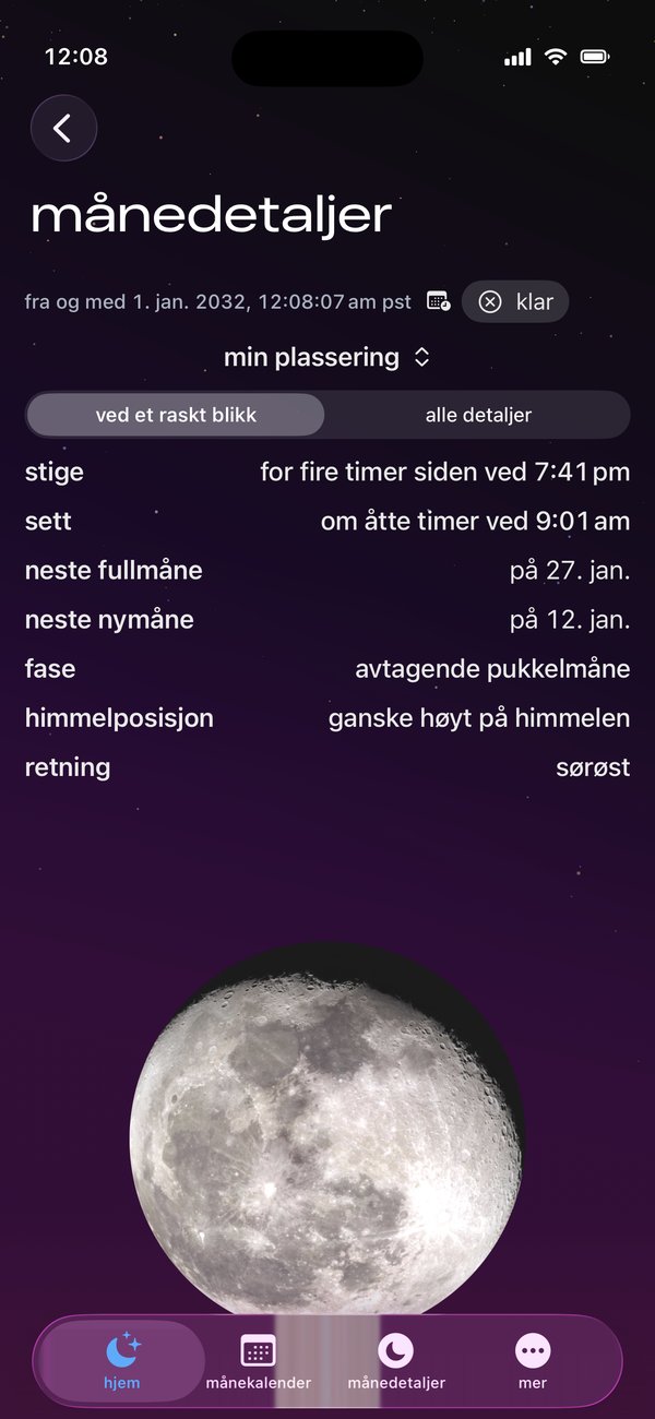Gå aldri glipp av en måneoppgang.