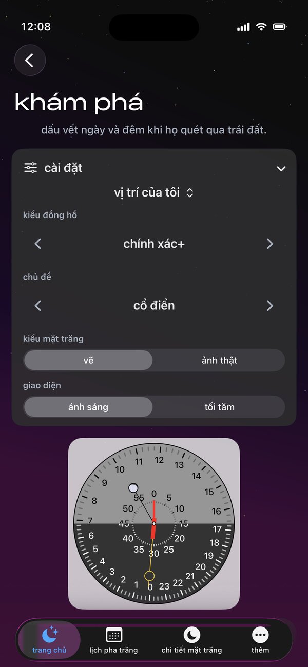 Mọi pha trăng. Mọi đêm.